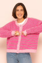 Load image into Gallery viewer, Women's oversized striped cardigan / One size