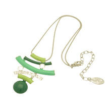 Load image into Gallery viewer, Green Arcs Necklace