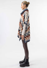 Load image into Gallery viewer, Californian Roll Neck Batwing Poncho: California / One Size