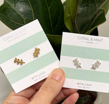 Load image into Gallery viewer, Gold Stem Studs