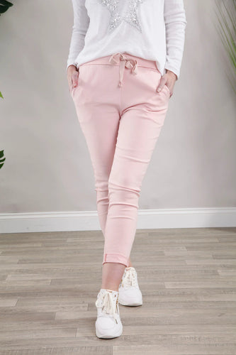 Goose Island Plain Magic Trousers Pale Pink