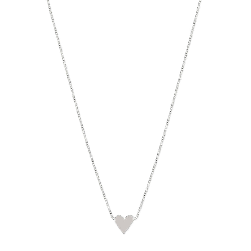 Pearlescent Heart Necklace