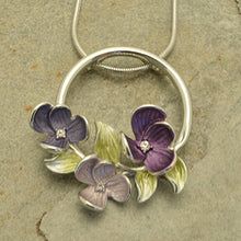 Load image into Gallery viewer, Purple Viola Necklace