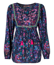 Load image into Gallery viewer, Joe Browns Beautiful Boho Top: Purple