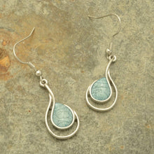 Load image into Gallery viewer, Powder Blue Foil Earrings