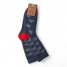 Load image into Gallery viewer, Bikes Super Cosy Men's Socks: Cornflower