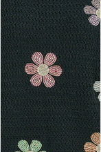 Load image into Gallery viewer, Yumi Black Crochet Flower Jumper: Black