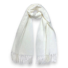 Load image into Gallery viewer, Premium Wool Blend Winter Scarf: Off White