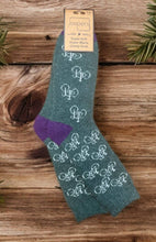 Load image into Gallery viewer, Bikes Super Cosy Men's Socks: Cornflower