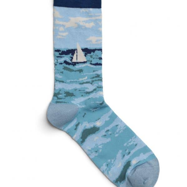 Womens Socks - Seascape: Multi / Design