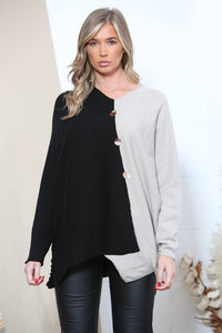 Colour panel top with buttons: Black