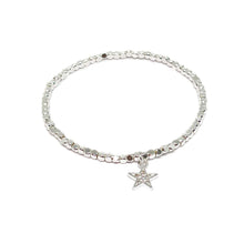 Load image into Gallery viewer, Astrid Star Bracelet - Silver