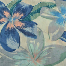 Load image into Gallery viewer, Blue Hibiscus Scarf