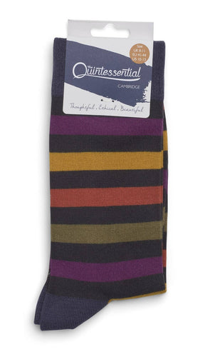 Mens Socks - Stripe Multi