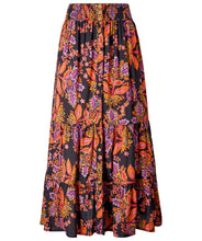 Load image into Gallery viewer, Joe Browns Fabulous Florals Button Front Maxi Skirt: Purple