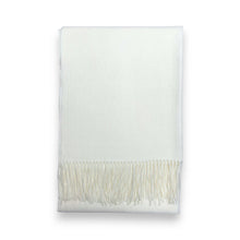Load image into Gallery viewer, Premium Wool Blend Winter Scarf: Off White