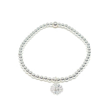 Load image into Gallery viewer, Freya Flower Bracelet - Silver