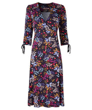 Load image into Gallery viewer, Joe Browns Winter Walks Leaf Print Jersey Dress: