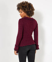 Load image into Gallery viewer, Joe Browns Rosie Wrap Front Jumper: Berry