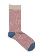 Load image into Gallery viewer, Womens Socks - Music Pink