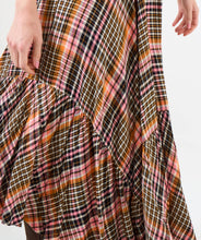 Load image into Gallery viewer, Joe Browns Romantic Check Dippy Hem Skirt: Multi