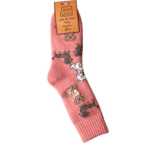 Pink Dogs Cosy Socks SL821