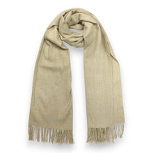 Load image into Gallery viewer, Premium Wool Blend Winter Scarf: Beige