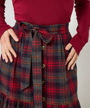 Load image into Gallery viewer, Joe Browns Bonnie Button Front Check Maxi Skirt