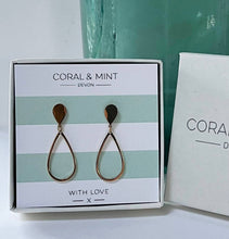 Load image into Gallery viewer, Gold Drop Earrings