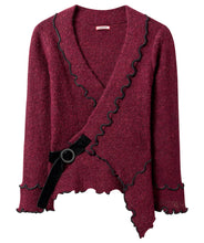 Load image into Gallery viewer, Joe Browns Rosie Wrap Front Jumper: Berry
