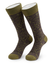 Load image into Gallery viewer, Mens Socks - Woodland: Green / Design