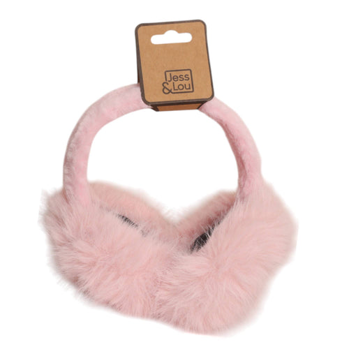 Pink Fluffy Earmuff EM101