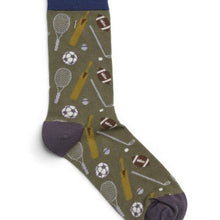 Load image into Gallery viewer, Mens Socks - Sports: Green / Design