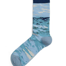 Load image into Gallery viewer, Womens Socks - Seascape: Multi / Design