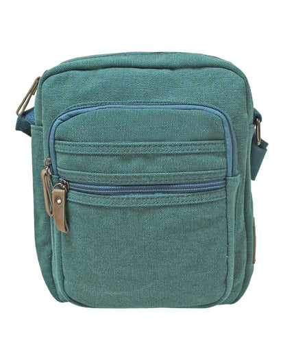 Canvas Crossbody Bag Teal