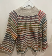 Load image into Gallery viewer, Crema Multi Coloured Jumper one size