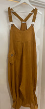 Load image into Gallery viewer, 100% linen jumpsuit Senape