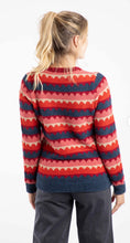 Load image into Gallery viewer, Weird Fish Tyla Cosy Scalloped Jumper Antique Cherry