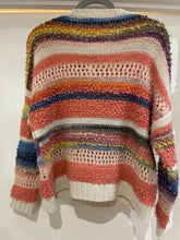 Load image into Gallery viewer, Italian stripe multi colour jumper - one size