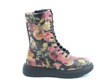Load image into Gallery viewer, Heavenly Feet Herbal Floral Boots Black