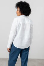 Load image into Gallery viewer, Lily &amp; Me Patsy Organic Cotton Check Shirt White