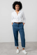 Load image into Gallery viewer, Lily &amp; Me Patsy Organic Cotton Check Shirt White