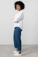 Load image into Gallery viewer, Lily &amp; Me Patsy Organic Cotton Check Shirt White