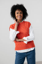 Load image into Gallery viewer, Lily &amp; Me Wallace Pointelle Knit Tank Red