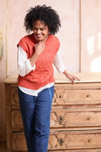 Load image into Gallery viewer, Lily &amp; Me Wallace Pointelle Knit Tank Red