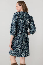 Load image into Gallery viewer, Lily &amp; Me Harvest Cotton Pincord Shift Dress Navy