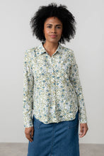 Load image into Gallery viewer, Lily &amp; Me Patsy Ditsy Print Organic Cotton Shirt Moss