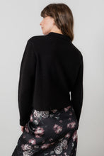 Load image into Gallery viewer, Lily &amp; Me Chestnut Knitted Jacket Black