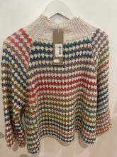 Load image into Gallery viewer, Crema Multi Coloured Jumper one size