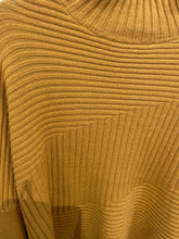 Load image into Gallery viewer, Mustard Ribbed High Neck Jumper One Size
